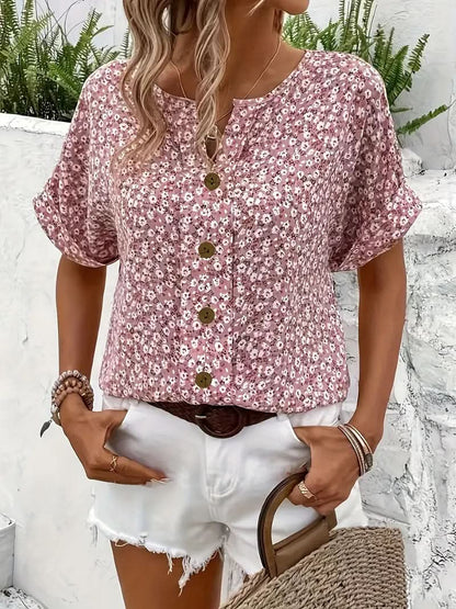 LILLIE BUTTONS SPRING TOP